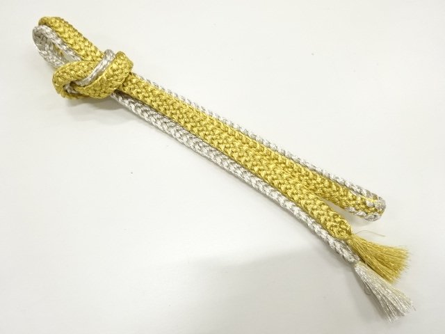 JAPANESE KIMONO / HANDTIED OBIJIME CORD